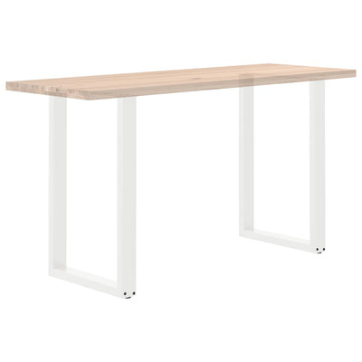 Baaripöydän jalat U-muotoiset 2 kpl 60x(90-91) cm teräs
