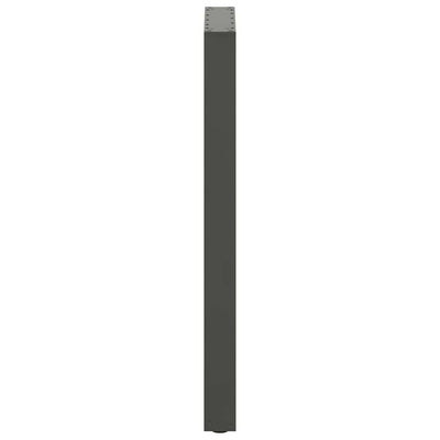 Baaripöydän jalat U-muotoiset 2 kpl 40x(100-101) cm teräs