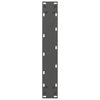 Baaripöydän jalat U-muotoiset 2 kpl 40x(100-101) cm teräs