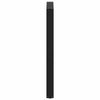 Baaripöydän jalat U-muotoiset 2 kpl musta 60x(100-101) cm teräs