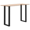 Baaripöydän jalat U-muotoiset 2 kpl musta 40x(110-111) cm teräs