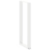 Baaripöydän jalat U-muotoiset 2 kpl 50x(110-111) cm teräs