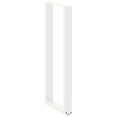 Baaripöydän jalat U-muotoiset 2 kpl 50x(110-111) cm teräs