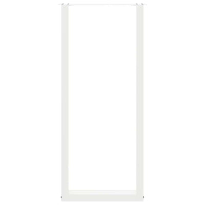 Baaripöydän jalat U-muotoiset 2 kpl 50x(110-111) cm teräs
