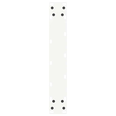 Baaripöydän jalat U-muotoiset 2 kpl 50x(110-111) cm teräs