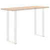 Baaripöydän jalat U-muotoiset 2 kpl 50x(110-111) cm teräs