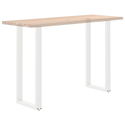 Baaripöydän jalat U-muotoiset 2 kpl 50x(110-111) cm teräs