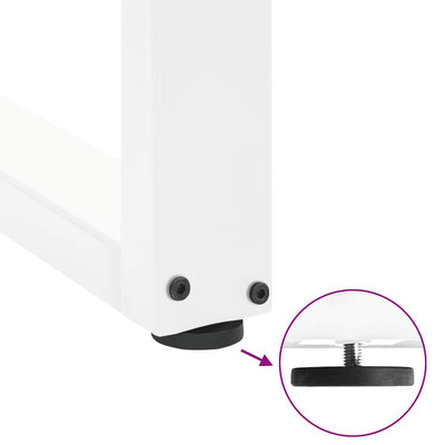 Baaripöydän jalat U-muotoiset 2 kpl 50x(110-111) cm teräs