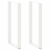 Baaripöydän jalat T-muotoiset 2 kpl 60x(110-111) cm teräs