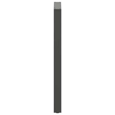 Baaripöydän jalat U-muotoiset 2 kpl 60x(110-111) cm teräs