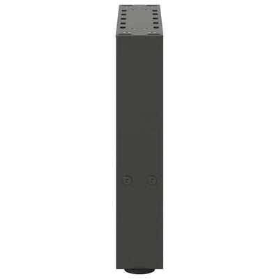 sohvapöydän jalat antrasiitti 2 kpl 30x(30-31) cm teräs