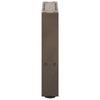 Sohvapöydän jalat luonnonteräs 2 kpl 30x(30-31) cm teräs