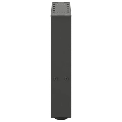 Sohvapöydän jalat antrasiitti 2 kpl 40x(30-31) cm teräs
