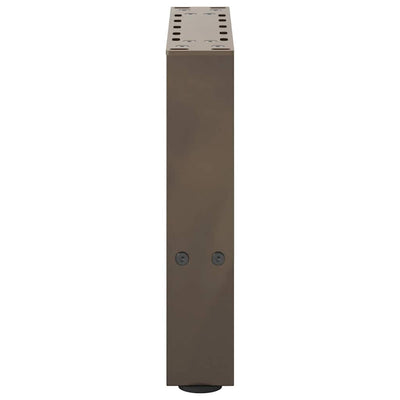 Sohvapöydän jalat luonnonteräs 2 kpl 40x(30-31) cm teräs