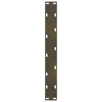 Sohvapöydän jalat luonnonteräs 2 kpl 50x(30-31) cm teräs