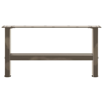 Sohvapöydän jalat luonnonteräs 2 kpl 60x(30-31) cm teräs