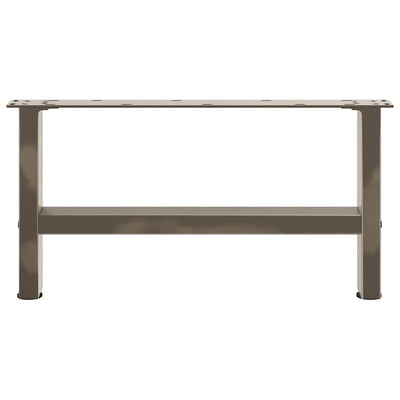 Sohvapöydän jalat luonnonteräs 2 kpl 60x(30-31) cm teräs