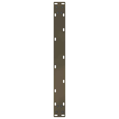 Sohvapöydän jalat luonnonteräs 2 kpl 60x(30-31) cm teräs