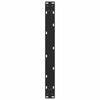 Sohvapöydän jalat musta 2 kpl 70x(30-31) cm teräs