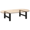 Sohvapöydän jalat musta 2 kpl 70x(30-31) cm teräs