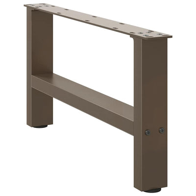 Sohvapöydän jalat luonnonteräs 2 kpl 70x(30-31) cm teräs