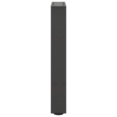 Sohvapöydän jalat antrasiitti 2 kpl 28x(42-43) cm teräs