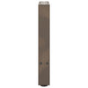 Sohvapöydän jalat, luonnonvärinen teräs, 2 kpl, 28 x (42-43) cm, teräs