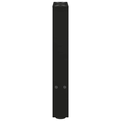 Sohvapöydän jalat 2 kpl musta 38x(42-43) cm teräs