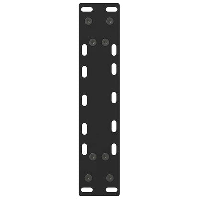 Sohvapöydän jalat 2 kpl musta 38x(42-43) cm teräs