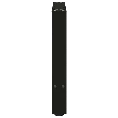 Sohvapöydän jalat musta 2 kpl 50x(42-43) cm teräs