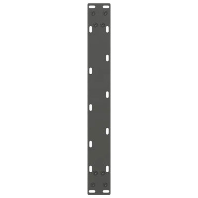 Sohvapöydän jalat antrasiitti 2 kpl 50x(42-43) cm teräs