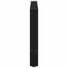 Sohvapöydän jalat 2 kpl musta 70x(42-43) cm teräs