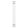 Sohvapöydän jalat 2 kpl valkoinen 70x(42-43) cm teräs