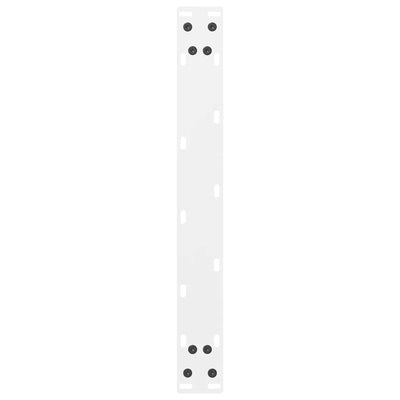 Sohvapöydän jalat 2 kpl valkoinen 70x(42-43) cm teräs