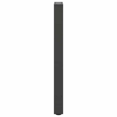 konsolipöydän jalat 2 kpl antrasiitti 38x(72-73) cm teräs