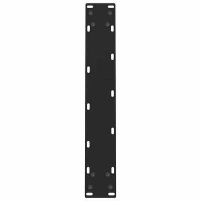 ruokapöydän jalat 2 kpl musta 50x(72-73) cm teräs