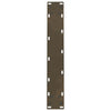 Ruokapöydän jalat, luonnonvärinen teräs, 2 kpl, 50 x (72-73) cm, teräs