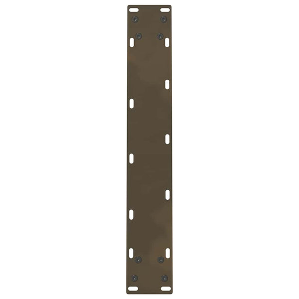 Ruokapöydän jalat, luonnonvärinen teräs, 2 kpl, 50 x (72-73) cm, teräs