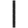 ruokapöydän jalat 2 kpl musta 80x(72-73) cm teräs