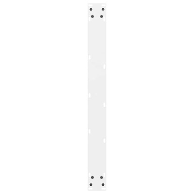 ruokapöydän jalat 2 kpl valkoinen 80x(72-73) cm teräs