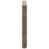 Ruokapöydän jalat, luonnonvärinen teräs, 2 kpl, 80 x (72-73) cm, teräs