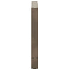 Ruokapöydän jalat, luonnonvärinen teräs, 2 kpl, 90 x (72-73) cm, teräs