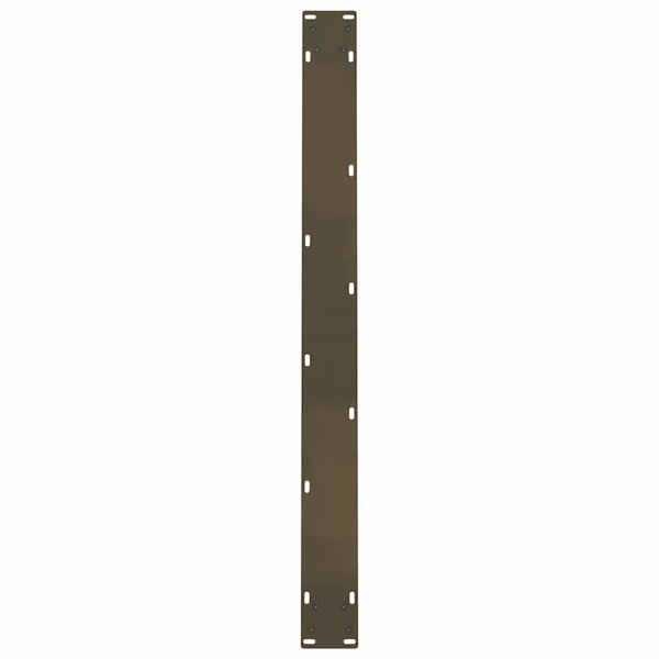 Ruokapöydän jalat, luonnonvärinen teräs, 2 kpl, 90 x (72-73) cm, teräs