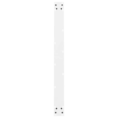 ruokapöydän jalat 2 kpl valkoinen 100x(72-73) cm teräs