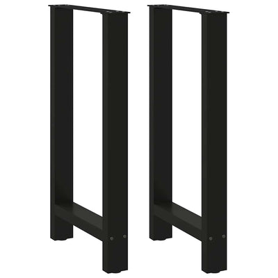 Baaripöydän jalat 2 kpl musta 40x(90-91) cm teräs