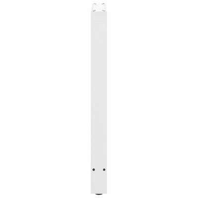Baaripöydän jalat 2 kpl valkoiset 40x(90-91) cm teräs