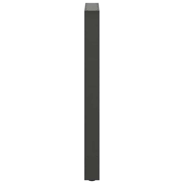 Baaripöydän jalat antrasiitti 2 kpl 40x(90-91) cm teräs