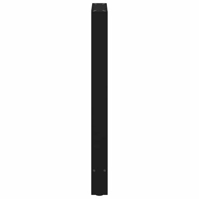 Baaripöydän jalat 2 kpl musta 50x(90-91) cm teräs
