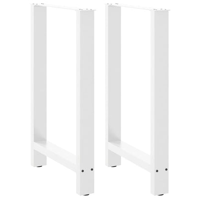 Baaripöydän jalat 2 kpl valkoiset 60x(90-91) cm teräs