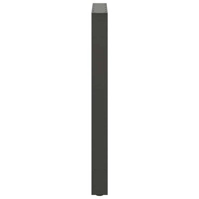 Baaripöydän jalat 2 kpl antrasiitti 60x(90-91) cm teräs